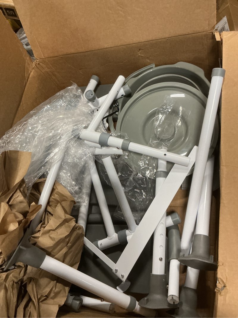 Condition photo showing As Is for Aliseniors Heavy DUTY BEDSIDE COMMODE