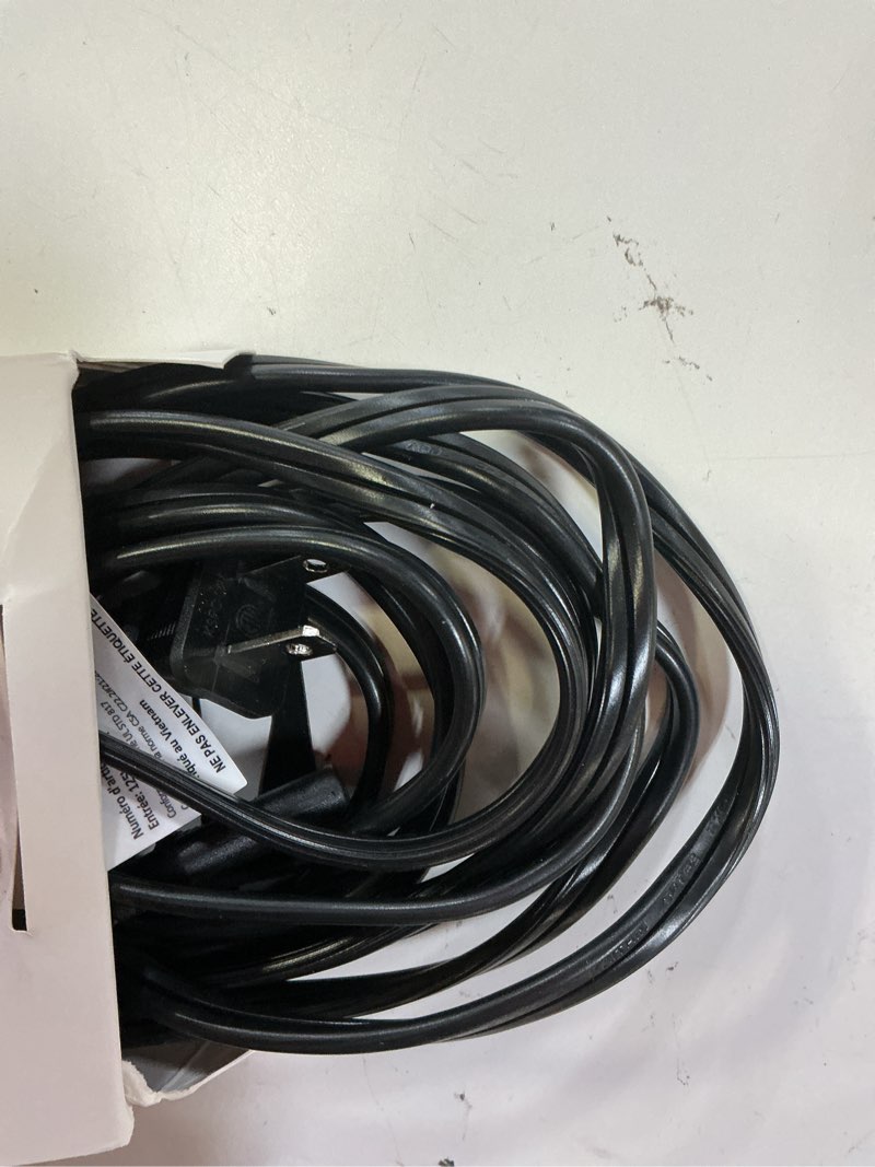 Condition photo showing Good Condition for 10 ft. non-polarized 2-conductor replacement power extension cord