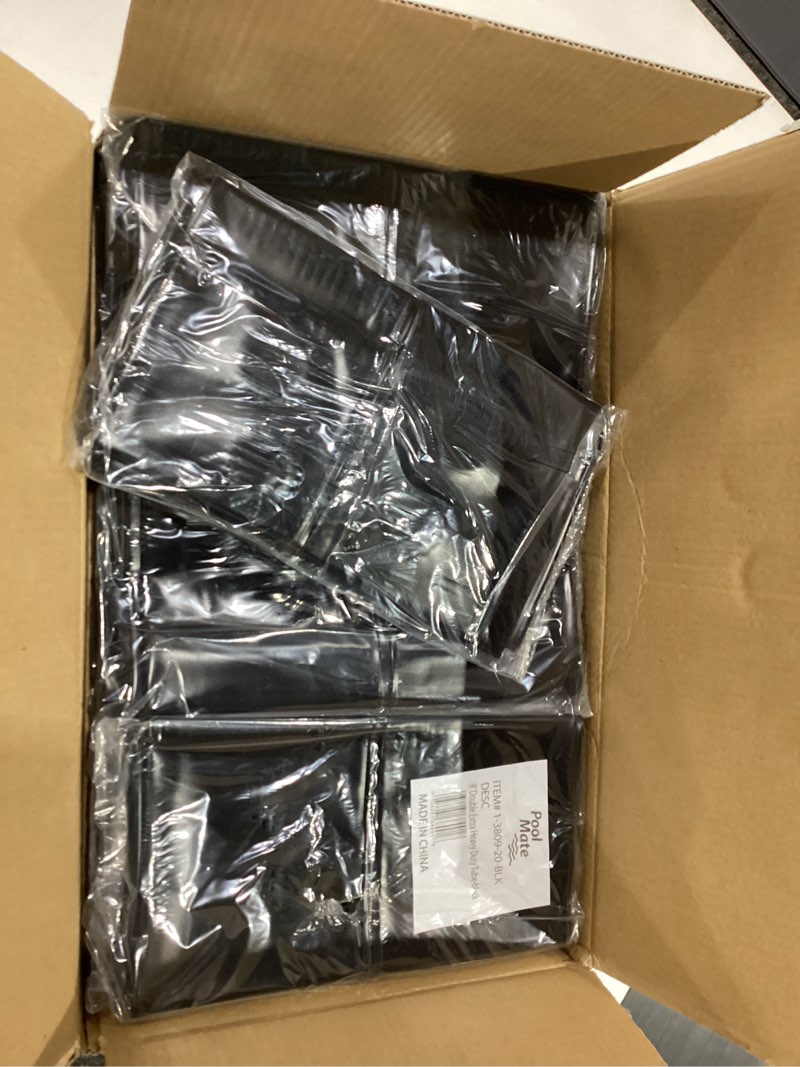 Condition photo showing New/Like New for Pool Mate 8 ft. 10-Pack Deluxe Black Double Chamber Pool Water Bags, .42 MM Thick Vinyl, Cover Weights, Water Tubes