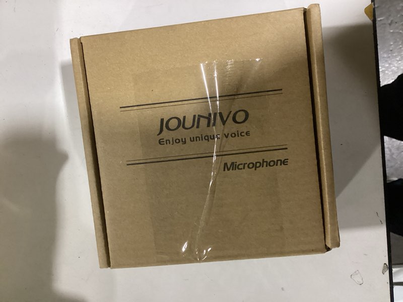 Condition photo showing New/Like New for JOUNIVO USB Microphone, 360 Degree Adjustable Gooseneck Design, Mute Button & LED Indicator, Noise-C