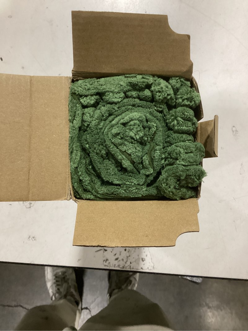 Condition photo showing Good Condition for Kevin Textile Spring Throw Pillow Covers Soft Corduroy Decorative Set of 2 Boho Striped Pillow Covers Pillowcases Farmhouse Home Decor for Couch Bed Sofa Living Room 20x20 Inch Moss Green 20" x 20" (Pack of 2) Moss Green