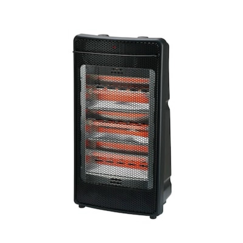 utilitech 1500 -watt infrared quartz tower indoor electric space heater with thermostat