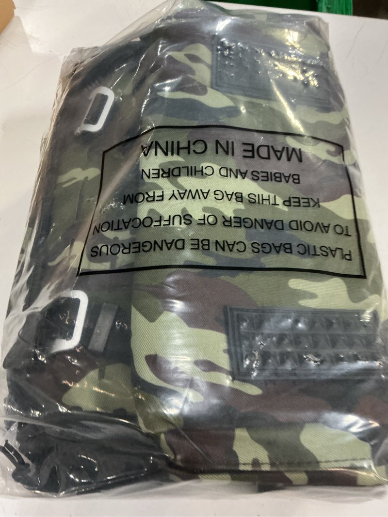 Condition photo showing New/Like New for bagenerous 39l fishing tackle backpack with rod holders & cooler,water-resistant fishing gear storage bag with protective rain cover,camouflage