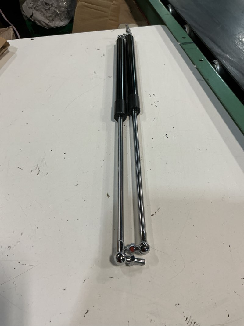 Condition photo showing Good Condition for 15 inch 100 lbs(445n) gas spring shocks struts fit for truck bed outdoor cabinets camer shell rv bed rv door boat hatch tool box lid floor hatch heavy duty project (2 pack) 15 inch 100 lbs/445n