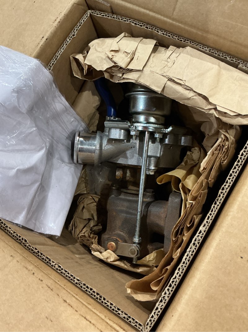 Condition photo showing As Is for 7256748 150105-00344 53039700458 turbocharger k03 turbo for doosan d34 engine bobcat loader a770 s740 s750 s770 s850 t740 t750 t770 t870
