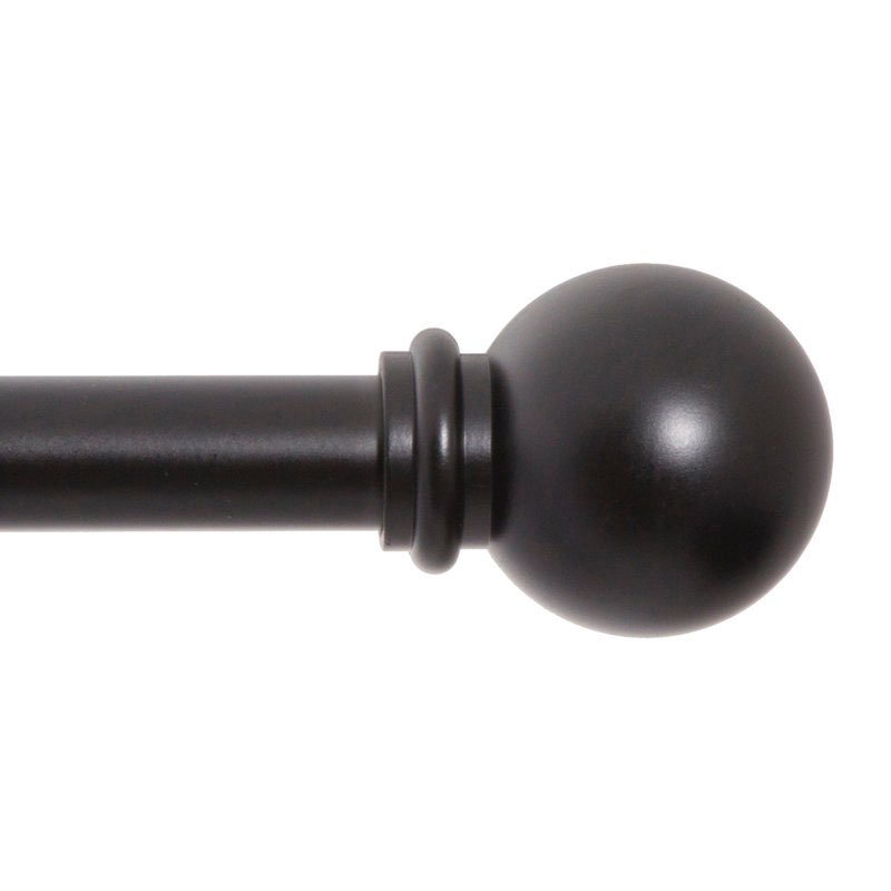Wayfair Basics Ball End Single Curtain Rod, 28-48"