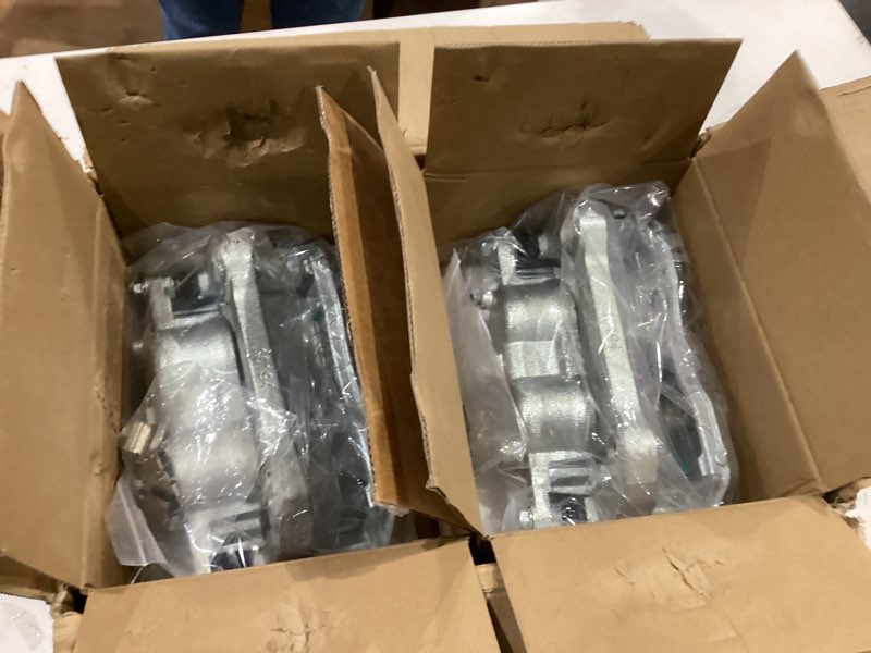 Condition photo showing Good Condition for a-premium disc brake caliper assembly with brackets 2pcs