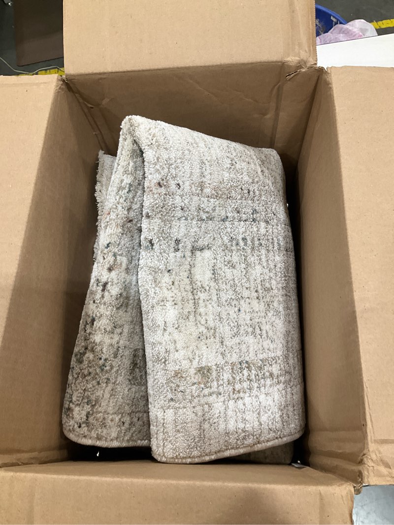 Condition photo showing Good Condition for loloi angela rose ember collection emb-04 ivory/multi 2'-3" x 3'-10" accent rug ivory / multi 2'3" x 3'10" (rectangular)