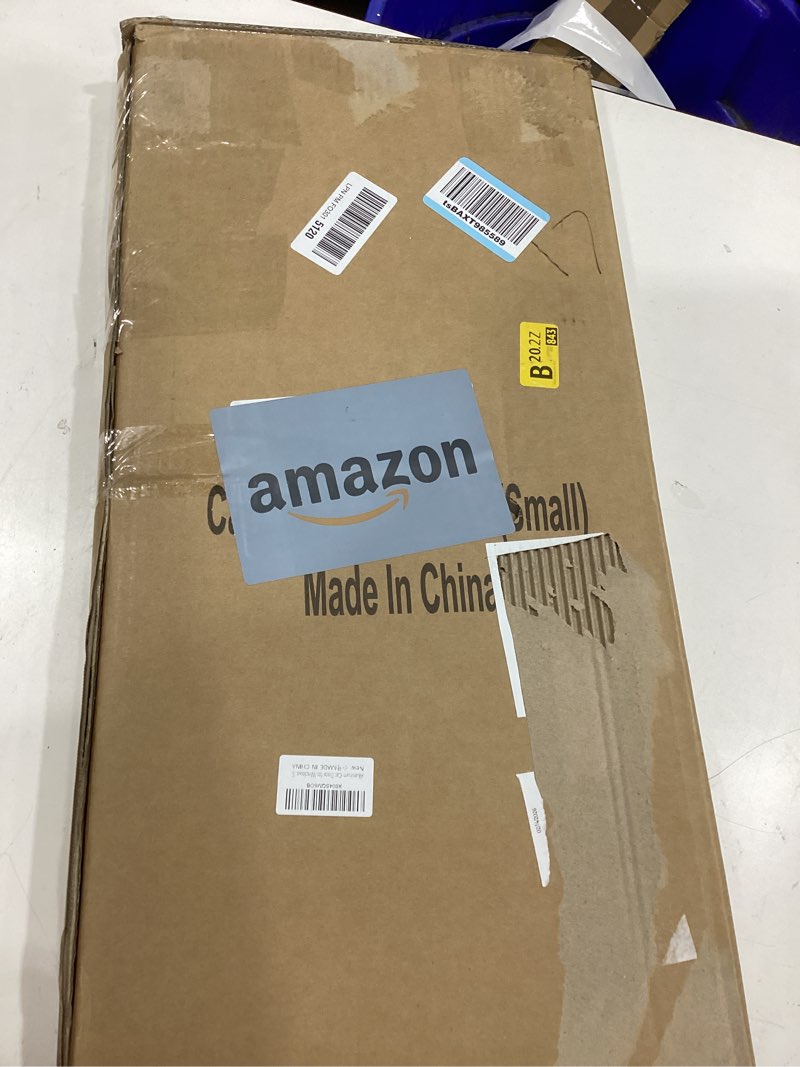 Condition photo showing As Is for Aluminum Cat Door for Windows - Adjustable to Fit Window Width 24"-28", Quick-Fit Cat Door Window Insert, Magnetic Suction Design, Perfect for Cats White Tall Fit 24"-28" Window