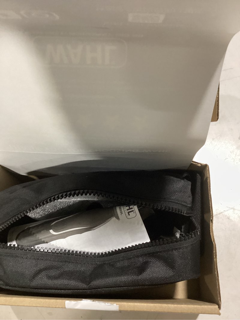Condition photo showing New/Like New for Wahl Aqua Blade® Rechargeable Wet/Dry Lithium-Ion Deluxe Beard Trimmer for Men - Interchangeable Heads for Detailing, Hair, Mustache and Body Grooming - Model 9899-100