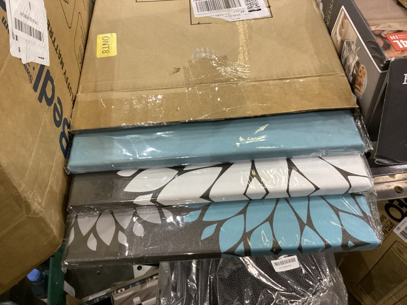 Zlove blue and grey wall art  12x16  3pcs