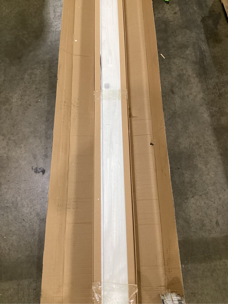 Condition photo showing As Is for Casaphoria 36" x 80" Fiberglass Front Door with 4-9/16" Vinyl Frame,Left Hand Inswing Exterior Door with Brickmould,Contemporary Wooden Grain Knock-Down Entry Door for Home Entrance, Balck Black-Contemporary Left Hand 4-9/16 Frame