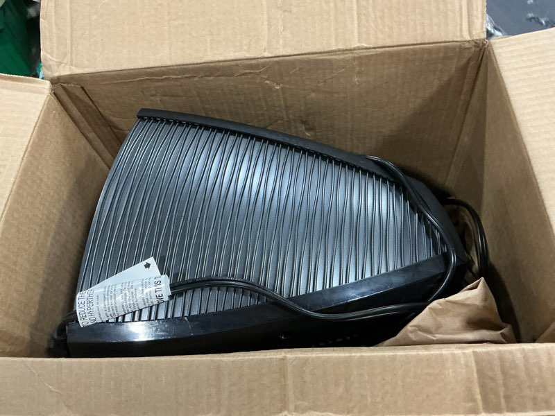 Condition photo showing As Is for vornado tavh10 (2025) space heater with remote for home, fan only option, digital display with adjustable thermostat, advanced safety features, timer, auto climate control, heater for bedroom, black tavh10 (2025 model)