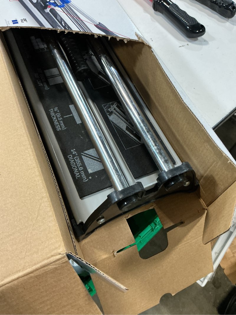 Condition photo showing As Is for barwalt 20-in tile cutter