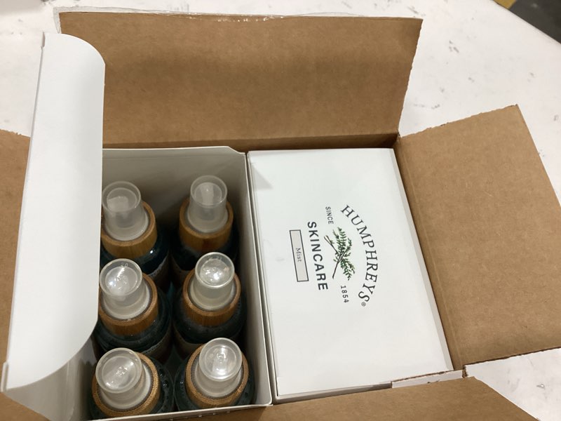 Condition photo showing Good Condition for humphreys witch hazel hydrating toner mist spray | balancing & hydrating facial toner | alcohol-free | wild harvested witch hazel | soothing rose water | 3.3 fl oz travel size | vegan & cruelty-free hydrating 3.3 fl oz (pack of 1)