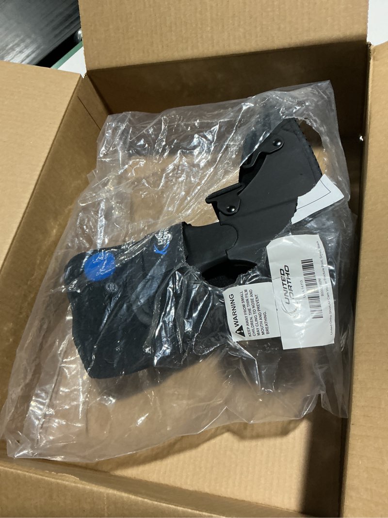 Condition photo showing Good Condition for United Ortho Short Air Cam Walker Fracture Boot, Small, Black Black Small Boot