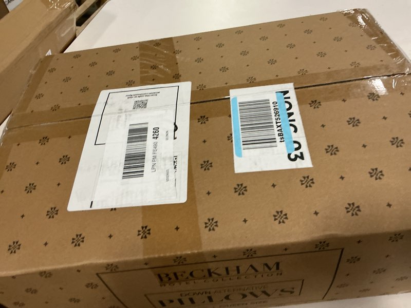 Condition photo showing New/Like New for Beckham Hotel Collection Bed Pillows Standard/Queen Size Set of 2 - Original Soft Down Alternative Pillow for Sleeping - Soft Support for Back, Stomach or Side Sleepers