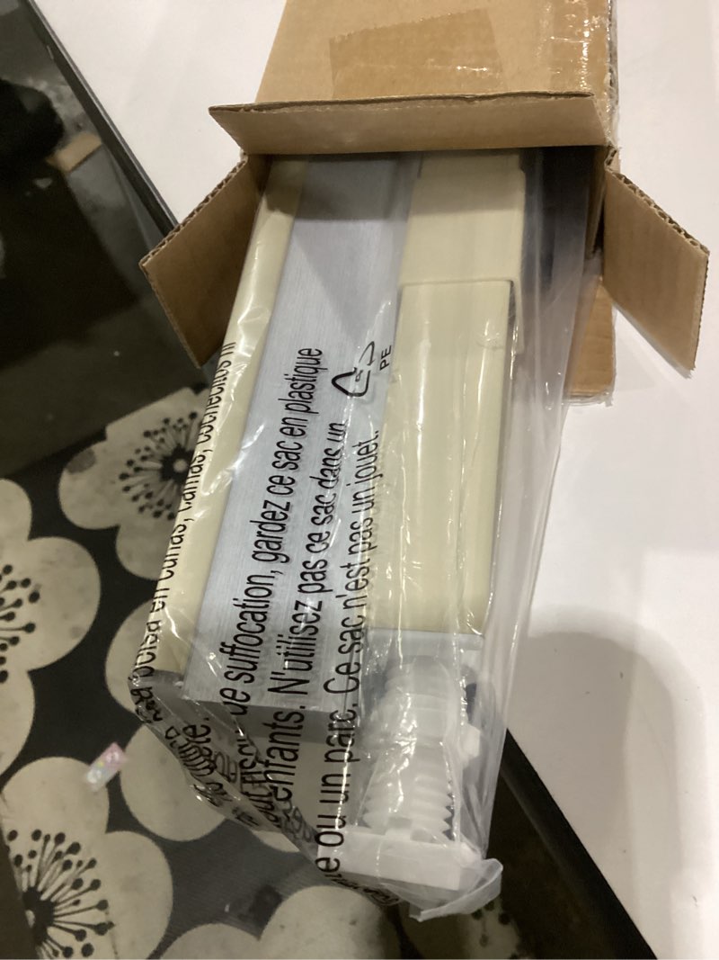Condition photo showing New/Like New for lazblinds cordless cellular shades, no tools no drill blackout honeycomb shades pleated blinds for windows, 26'' w x 48'' h, soft cream blackout-soft cream 26'' w x 48'' h