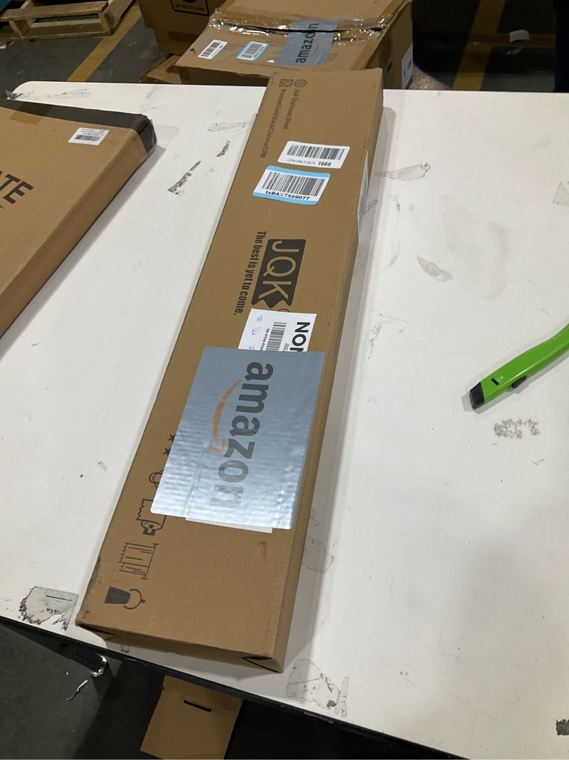 Condition photo showing Good Condition for JQK Double Towel Bar 27 Inch, Brushed Steel Useable Length 24 Inch 304 Stainless Steel Thicken 0.8mm Bath Towel Rack for Bathroom, Towel Holder Wall Mount, TB100L24-BN 27 Inch Brushed
