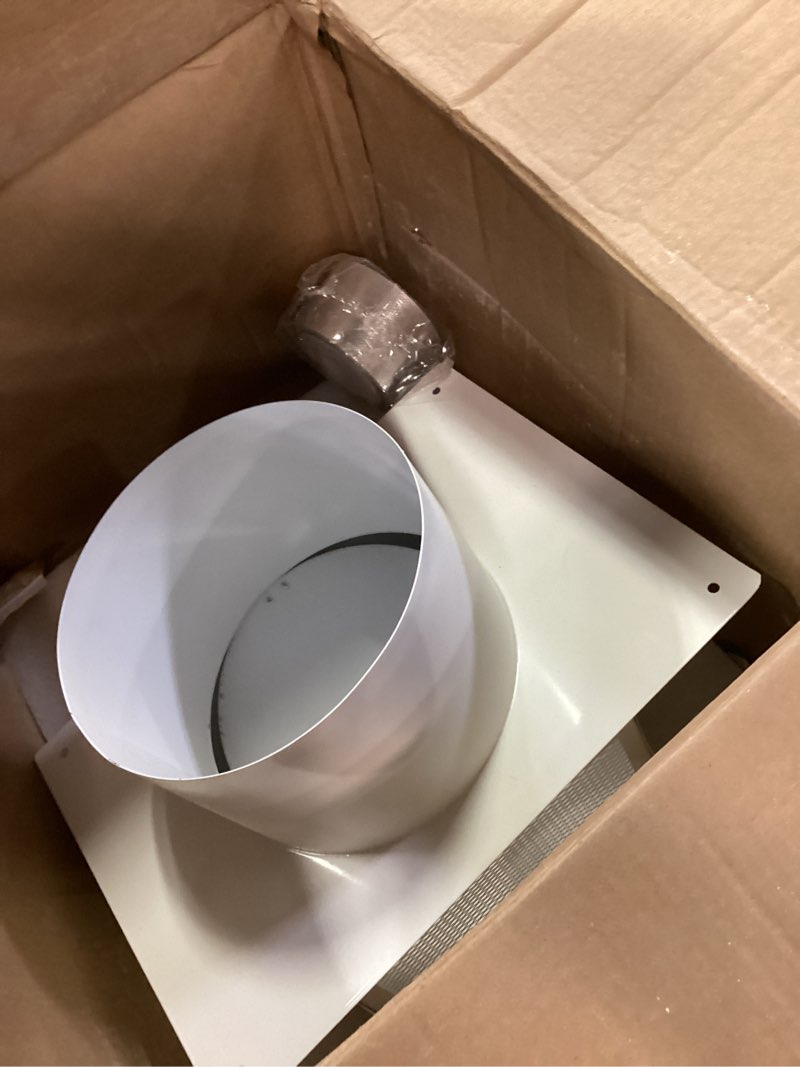 Condition photo showing Good Condition for COOLTOY 8 Inch Exterior Dryer Vent Cover Outside, Wall Vent Cover Outdoor Hooded Wall Vent with Back