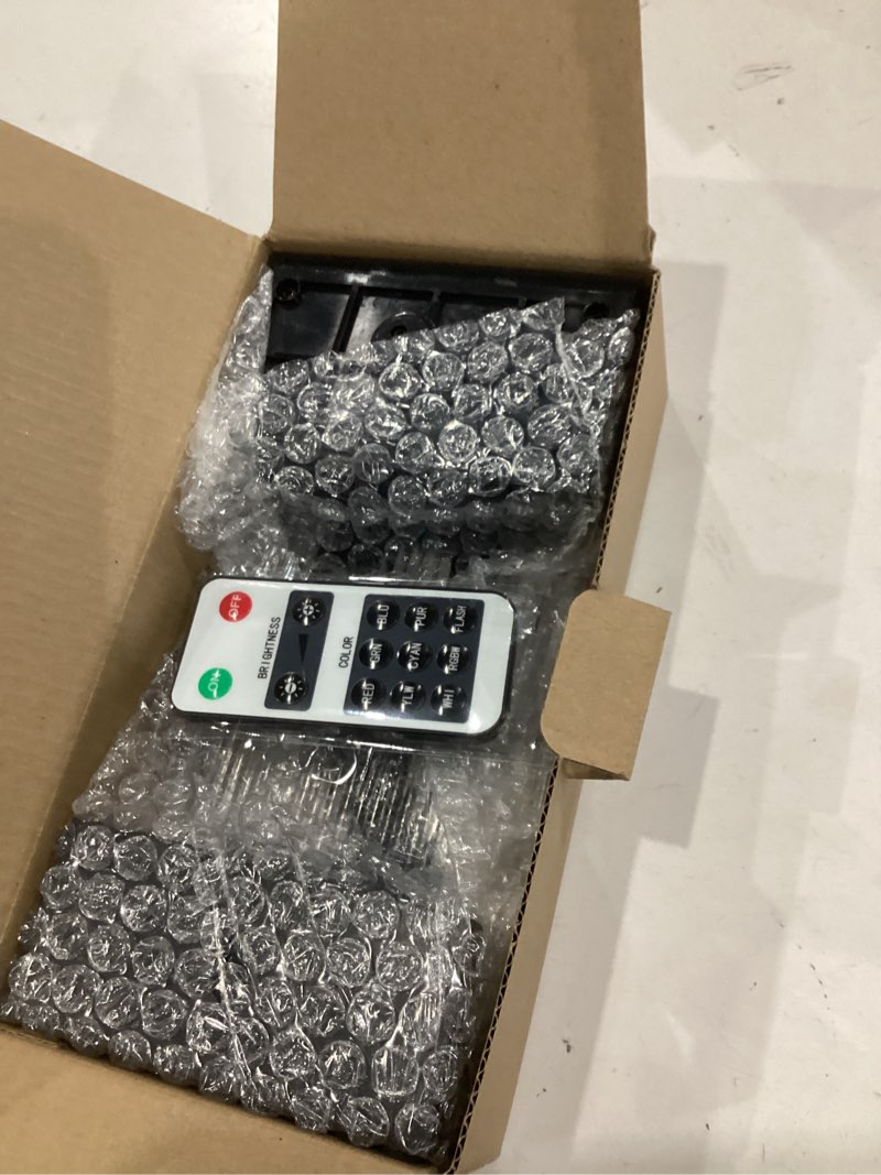 Condition photo showing Good Condition for solar house numbers for outside, 3d acrylic number colorful light remote control, solar address sign, lighted modern address numbers solar powered for yard street (number 2)