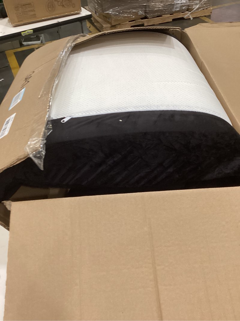 The item shown is a replacement seat cushion designed for vintage tractors, specifically matching Farmall International Harvester models. 