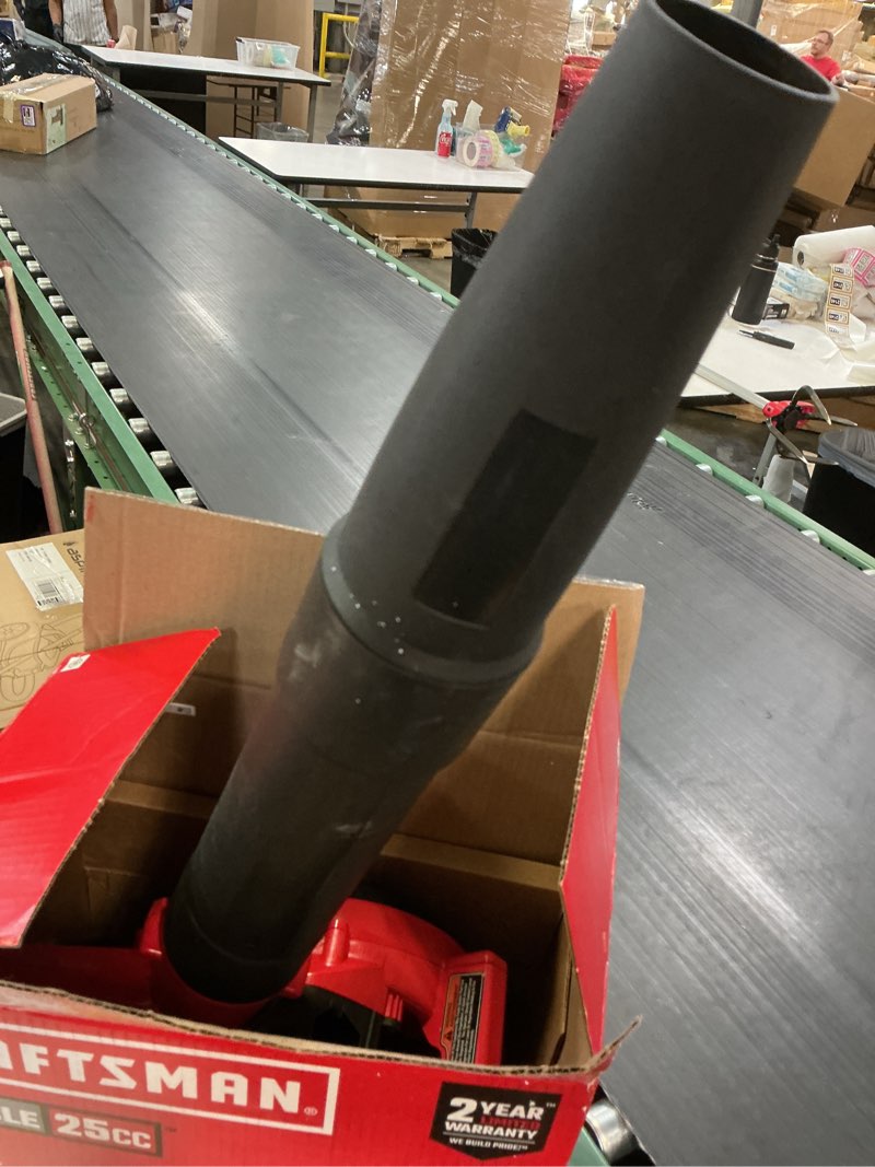 Condition photo showing As Is for craftsman b2000 25-cc 2-cycle 410-cfm 180-mph gas handheld leaf blower