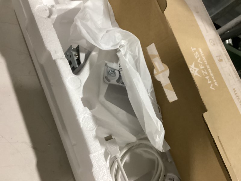 Condition photo showing As Is for Amzfast 24 Inch Gaming Monitor 200Hz FHD 1080p Fast IPS Computer Monitor, 110% sRGB 1ms HDR Support Adaptive Sync, Eye Care VESA Mount HDMI 2.0 | Display Port 1.4 White Monitor, AMZG24X1W 24 Inch White FHD/200Hz/Fast IPS