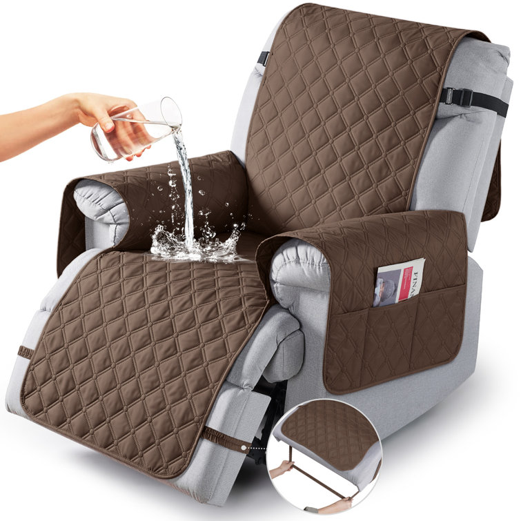 Wildee Waterproof Recliner Chair Cover Couch Covers With Pocket