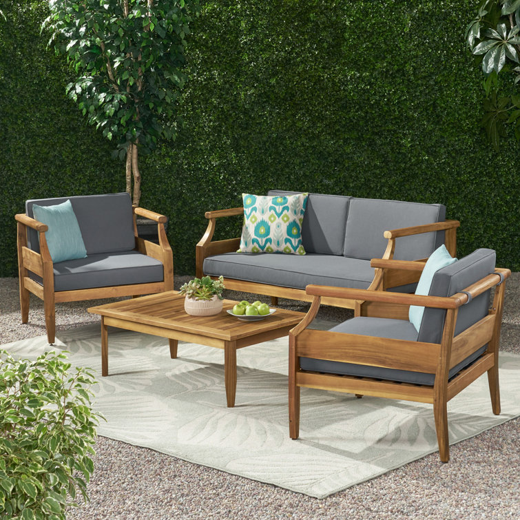 ( incomplete ) Similar Mcclurg Acacia 4 - Person Patio Conversation Sets with Cushions