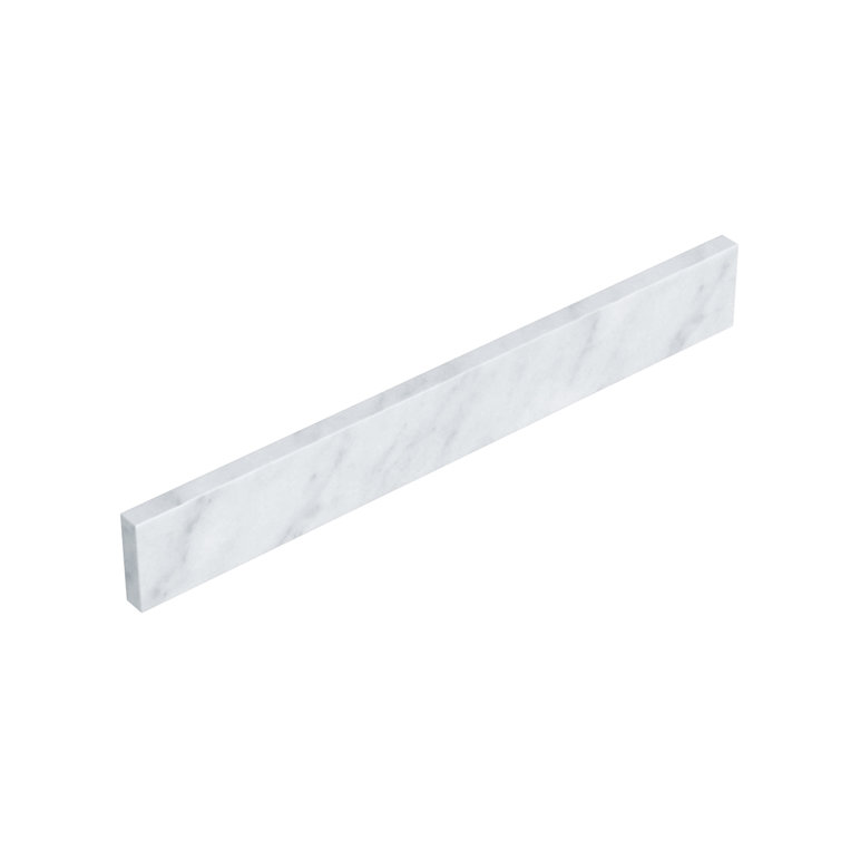 WCFVCA1SSCW Side Splash in White Carrara Marble
