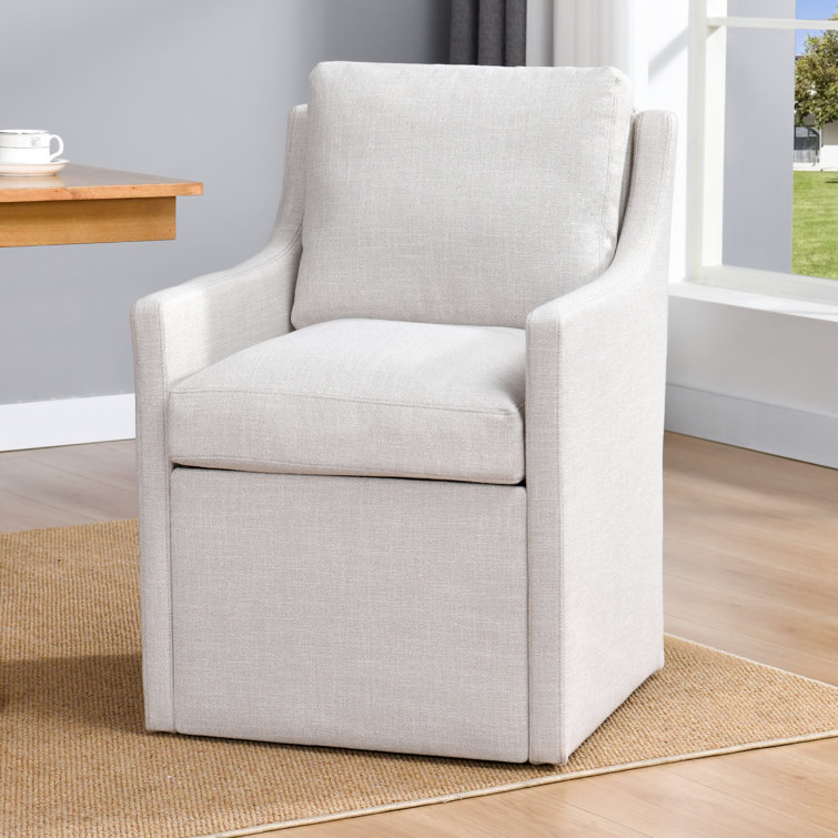 (Incomplete similar) 26\" Wide Modern Upholstered Fabric Armchair Dining Chair