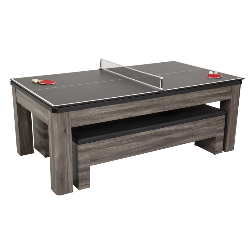 (Incomplete Box 2/2) Hampton 3-in-1 Combination Table Includes Billiards, Table Tennis, & Dining Table