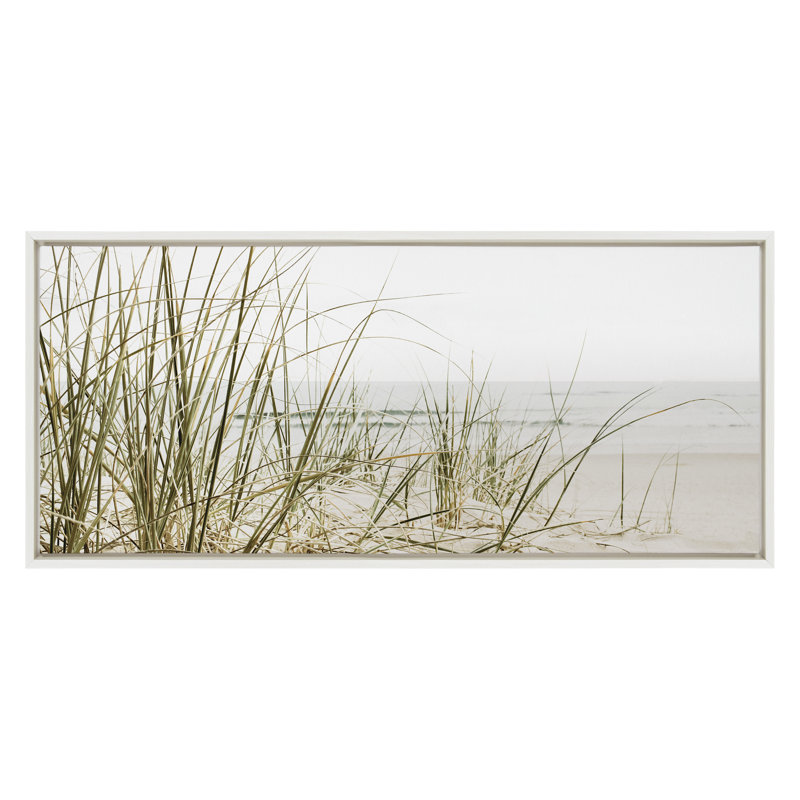 \" Natural Ocean Grass Landscape \" by The Creative Bunch Studio( size 18” x 40” inches)