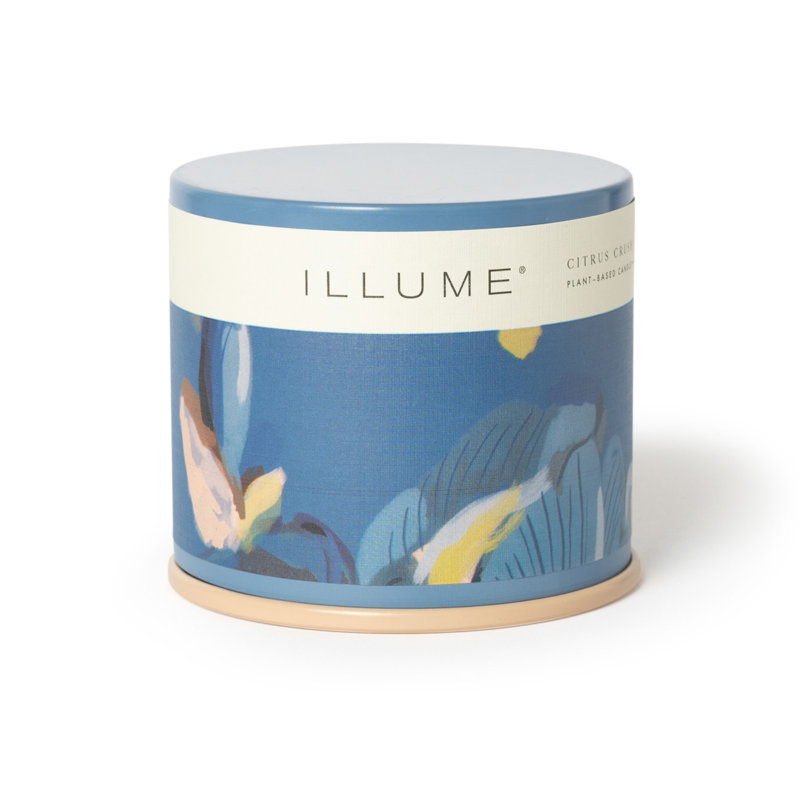 beautifully done essentials citrus crush vanity tin scented candle