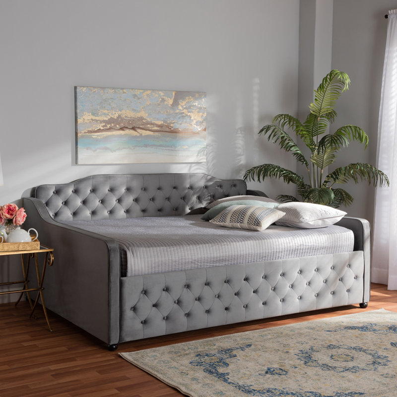 Whittlesey Upholstered Daybed Queen (incomplete 1 box only)