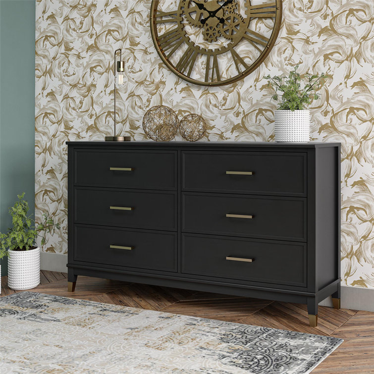 Westerleigh 6 Drawer 56.77" W Double Dresser