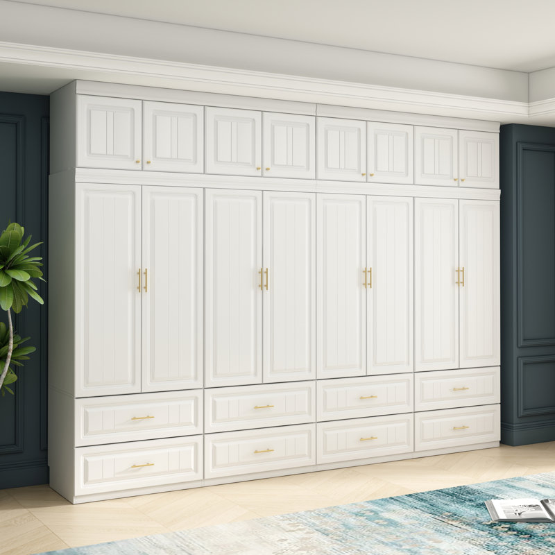 (Incomplete) 126” W Large Wardrobe