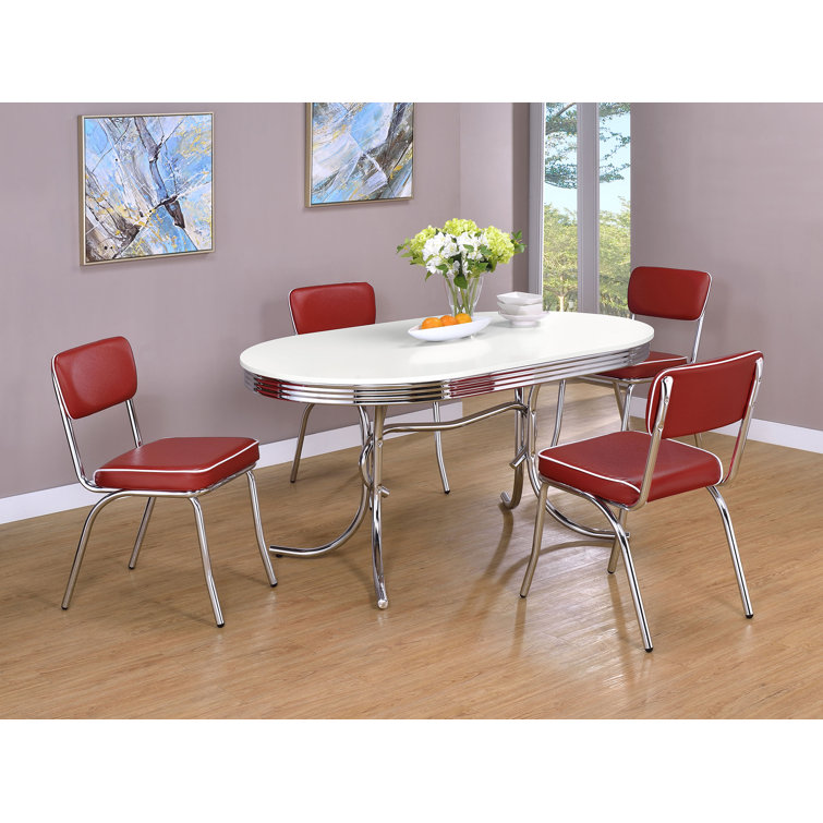 ( Tabletop Only) Brilliana 4 - Person Trestle Dining Set