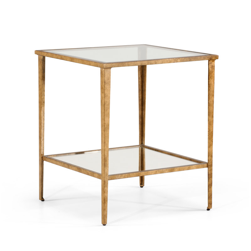 Similar)Carson Glass Top End Table