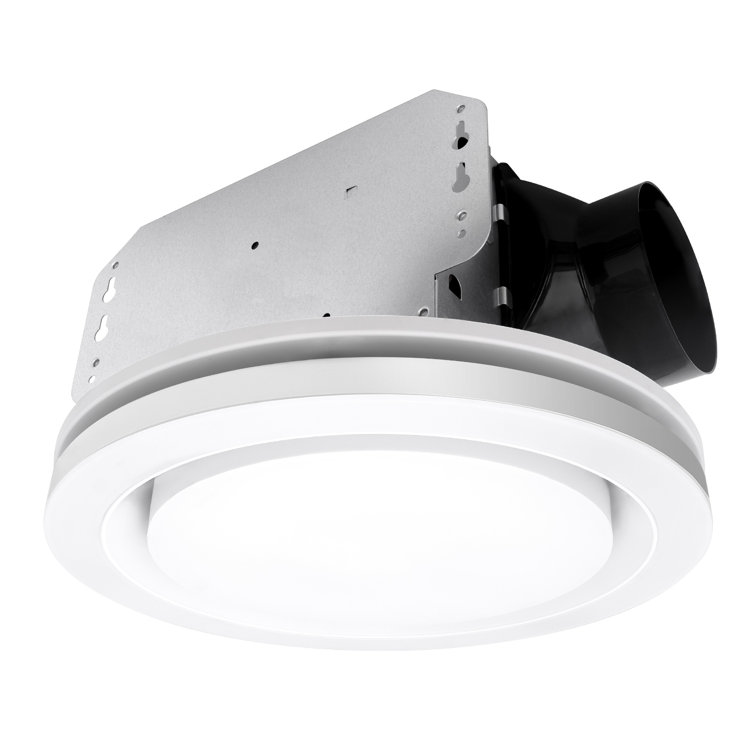 AK1390N3-W 90 CFM Bathroom Ventilation with 3CCT LED Light Exhaust Fan Energy Star Certified