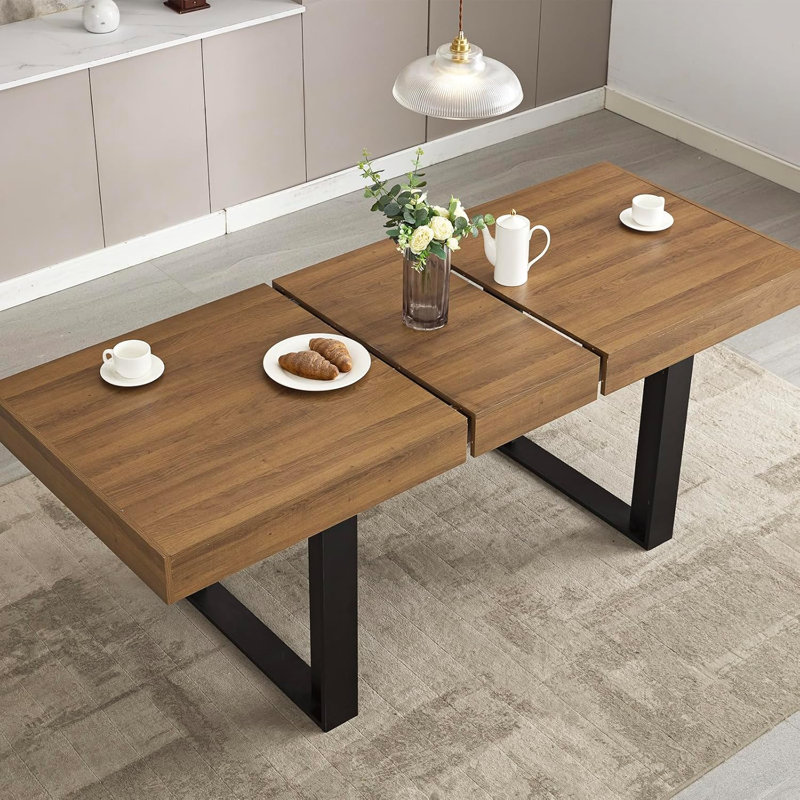 (Incomplete) Rectangular Extendable Dining Table