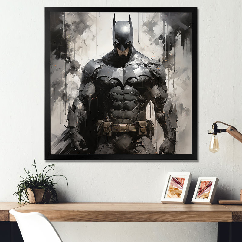 Minimalism darkness superhero l 24” x 24”