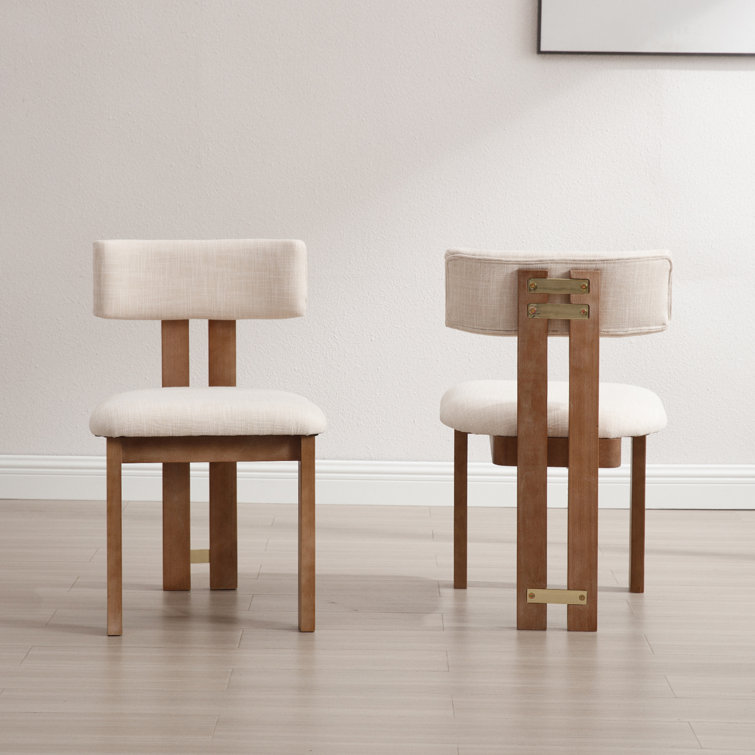 Mahkar 19'' H Upholstered Side Chair (Set of 2)