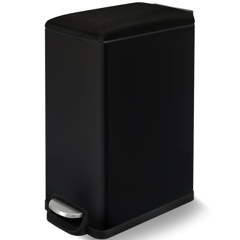 Stainless Steel Step On Kitchen Trash Can - 13.2 Gallons