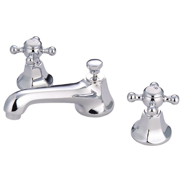 Similar)ES4461BX Kingston Brass Metropolitan Two-Handle 3-Hole Deck Mount Widespread Bathroom Faucet with Brass Pop-Up Drain