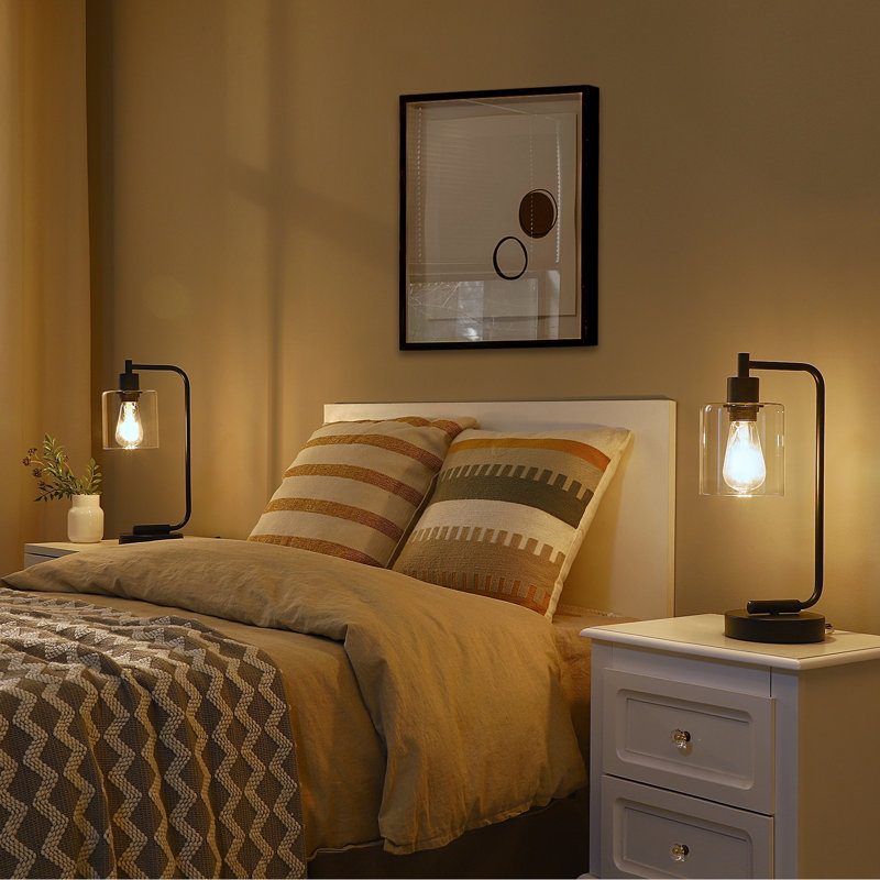 Touch Control Table Lamp Set With USB (Set of 2)