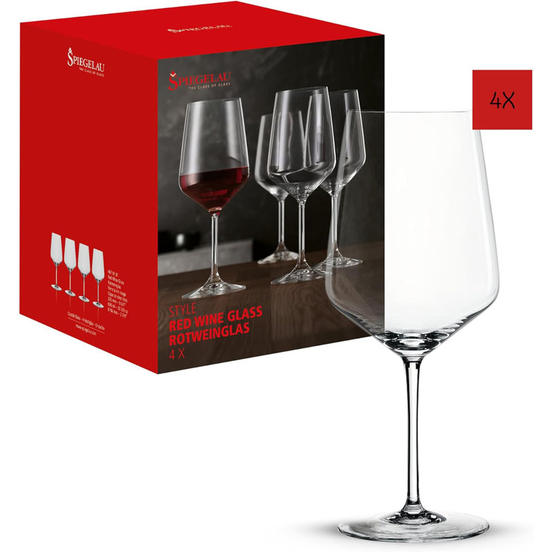 Style Red Wine Glass (Set of 4)