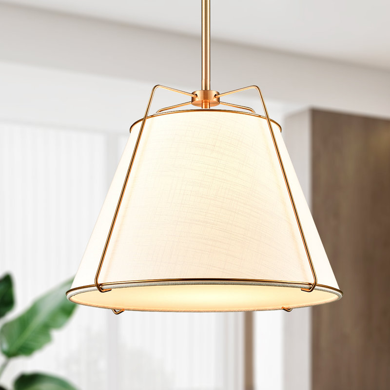 Bertan 15\" Chandelier In Brushed Brass color black 
