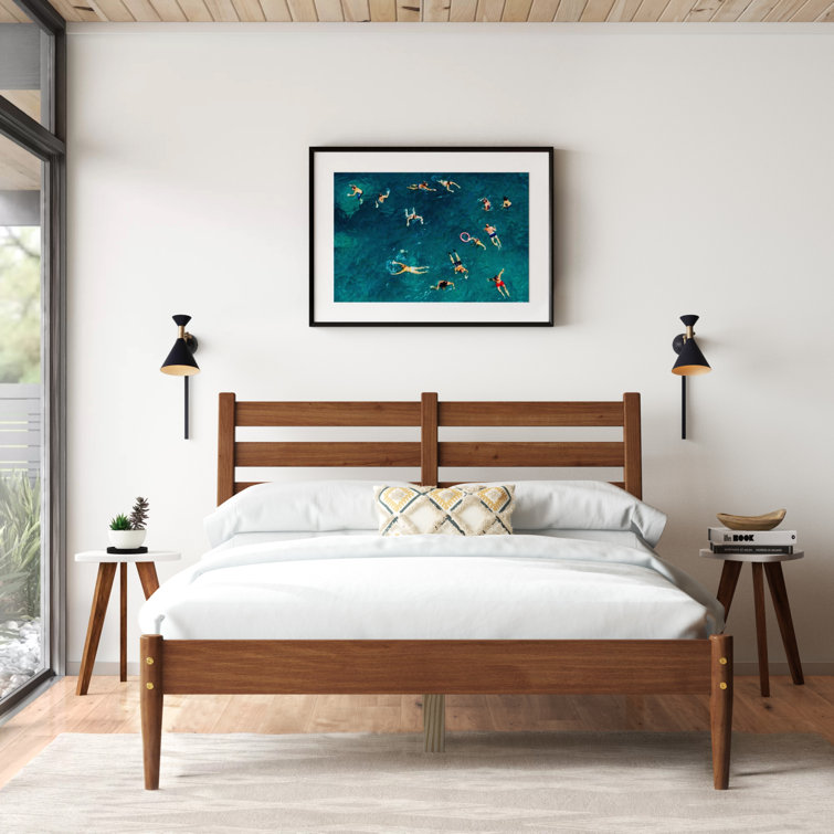 SIMILAR TO STOCK PHOTO NOT COMPLETE Solid Wood Platform Bed